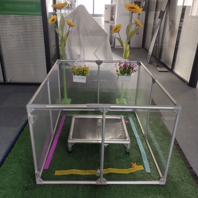 6063/6061/6005/6082/6060 小さい動物のためのポータブルで透明な合金型犬の遊び場