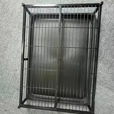 犬の小便器のための四角管の鉄線鋼枠 噴水防止とステップ防止設計