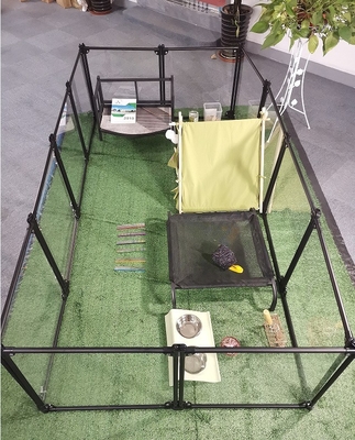 半円型アクリルアルミニウム 離れる安全ペット用小動物用 屋内用