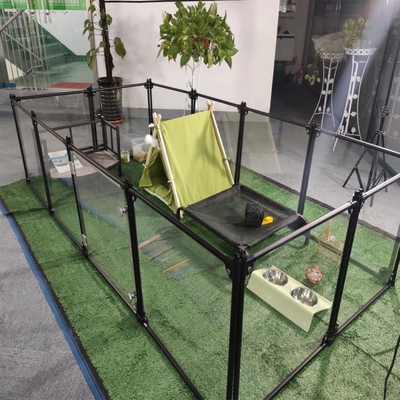 ボタン閉塞 携帯型ステンレス鋼 ペット 遊園地 猫や爬虫類のためのフェンスケージ