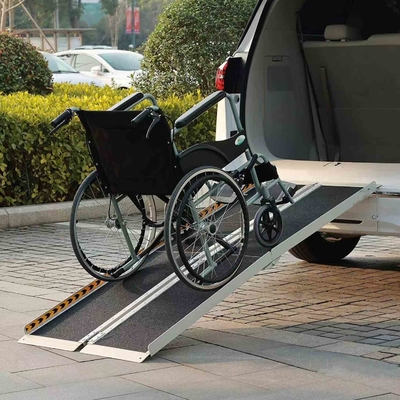 36cm 折りたたむ 可動 アルミ モビリティ スクーター ランプ ホーム ステップ 階段 ドアウェイ カーブ