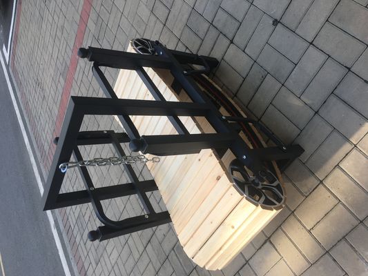 中型および大型品種のためのカスタマイズ可能な非電気犬トレッドミール 木製のフレーム