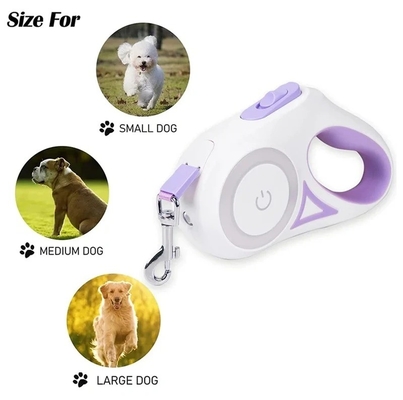 40 HQ 積載 168 セット LED ライト発信ナイロン 引き取り可能なペットリード 犬用 3m/5m