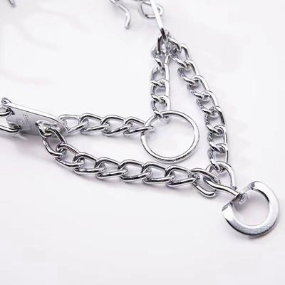 ペットトレーニングのための銀色の犬のネックレス アヘアソン ピンクネックレス ストックネックレス ピンチネックレス