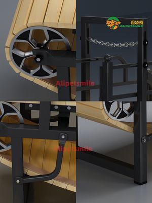 6063/6061/6005/6082/6060 木製の枠付きの犬訓練走行台