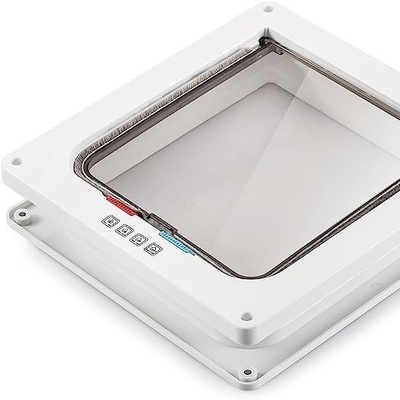 簡単にアクセス 猫のためのペットドア 入り出口 オプション ALT-FBB-298 ブラウン&amp;ホワイト