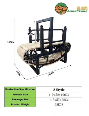 Alipetsmile Pet Dog Treadmill for Small/Medium Dogs Indoor Running Training Machine (小型/中型犬のためのアリペツマイルペットドッグトレッドミール 屋内ランニングトレーニングマシン)