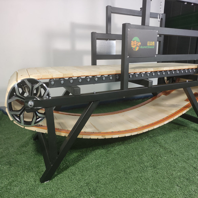 持続可能なトレッドミール 機械 オーダーメイド ロゴ 犬とピットブルのための金属鋼スラットミール