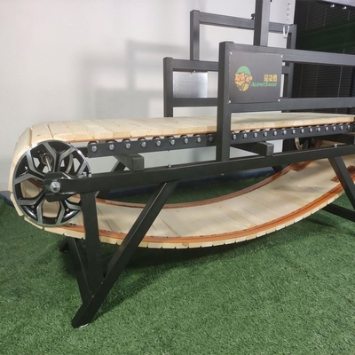 持続可能なトレッドミール 機械 オーダーメイド ロゴ 犬とピットブルのための金属鋼スラットミール