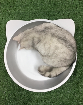 手洗い 丸い ボウル 形 猫の巣 アルミ 素材 毛皮 の 仲間 の ため