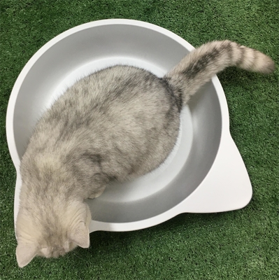 手洗い 丸い ボウル 形 猫の巣 アルミ 素材 毛皮 の 仲間 の ため