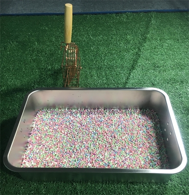 45x30x10cm ステンレス鋼の猫のゴミ箱 便掃除用の便利なオープンタイプ