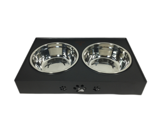 ペットリフティングテーブル ステンレス・スティール 食物盆 猫碗 折りたたみ碗 調整可能な犬盆