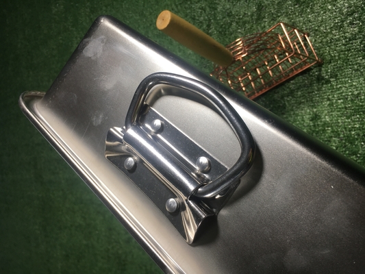 キッティ オープン 大型 トイレ ペット ステンレス スチール リッター ボックス 簡単 清掃 45x30x10cm