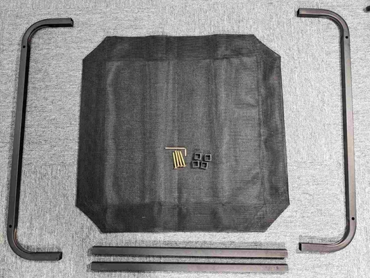 粉末で覆われた高層犬ベッド 透けるデザインと防水材料