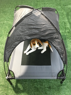 持続可能 オックスフォード布 大型 折りたたむ 高いペットベッド 小型から中型 動物