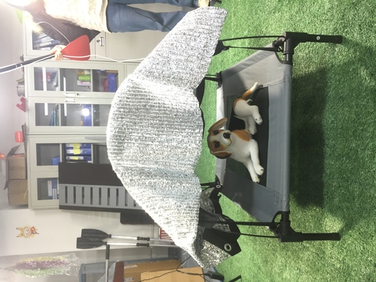 持続可能 オックスフォード布 大型 折りたたむ 高いペットベッド 小型から中型 動物